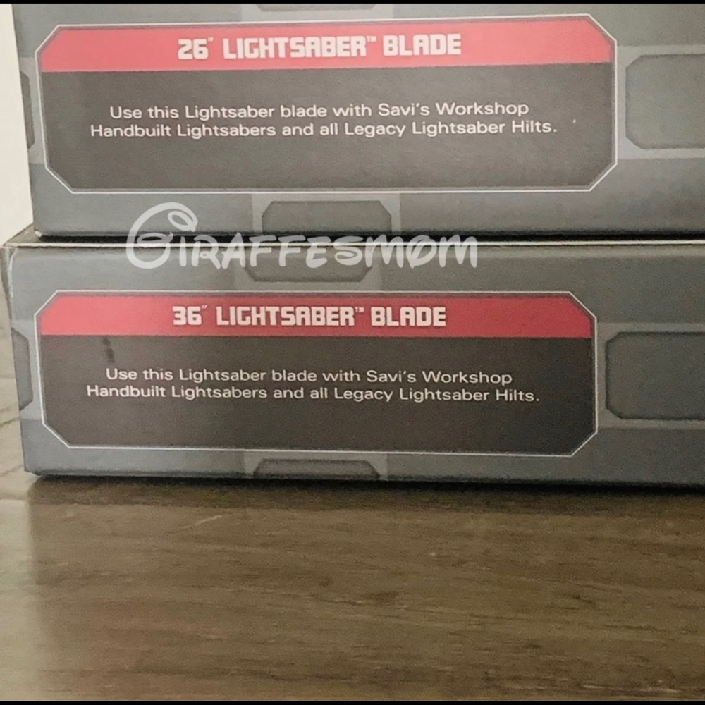 Star Wars Galaxy's Edge Lightsaber Blades 26" & 36"